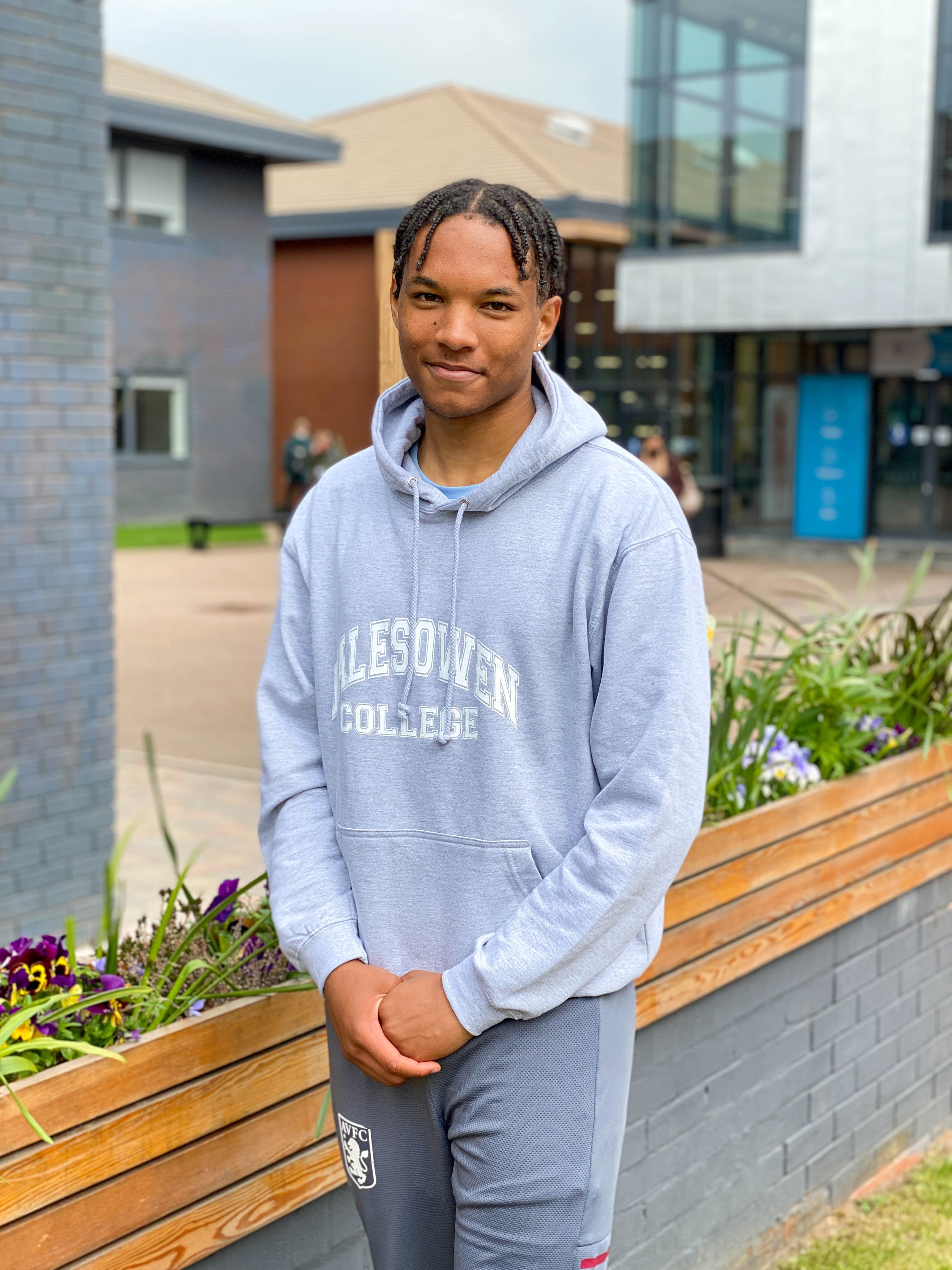Halesowen College Grey Hoodie Halesowen College Enterprises Limited